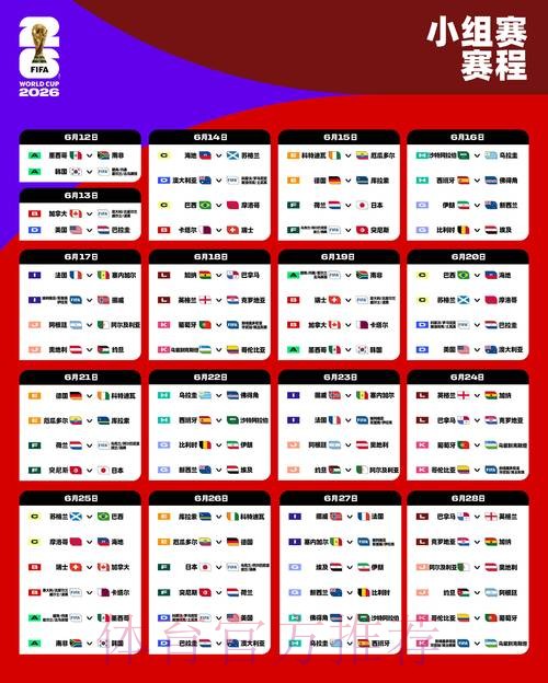 2026世界杯比赛时间详细安排全程直播官网入口